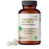 Futurebiotics Vitamin K2 MK-7 bottle label for non-GMO bone support