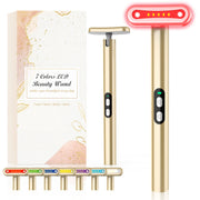 Fxtiaa red-light therapy wand in front view for at-home facial sessions.