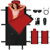 fyovuv full-body red light therapy mat cover for immersive home relaxation