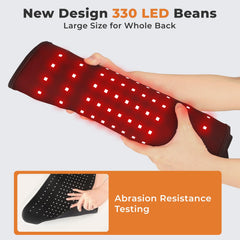 fyovuv red light therapy pad remote control for easy timer and brightness adjustments