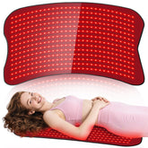 Fyovuv red light therapy wrap worn on shoulder and back for targeted comfort.