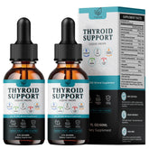Fzjjyana Thyroid Drops bottle closeup highlighting natural formula for balanced energy