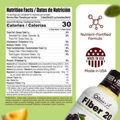 GADAVYT Fiber 20 serving-dispense shows convenient daily serving for adults.