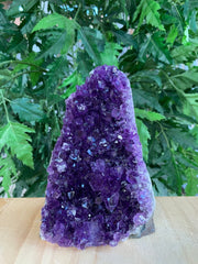 GAF TREASURES Amethyst crystal points close-up with rich luster