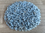 GAF TREASURES Angelite Chips natural mini stones for crafts and decor