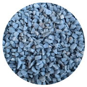 GAF TREASURES Angelite chips undrilled, ideal for custom crafts and jewelry.