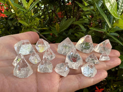 GAF TREASURES Apophyllite point enhancing clarity during meditative rituals and journaling.