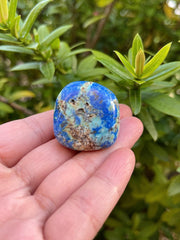 GAF TREASURES azurite malachite veining patterns on tumblestones for grids.