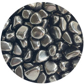 GAF Treasures Black Obsidian tumbled stone for protection and negative energy warding.