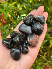 Pack of GAF TREASURES Black Onyx stones ready for grid work and carry