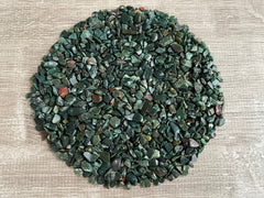 GAF TREASURES Bloodstone Chips natural tumbled for crafts and decor