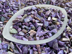 GAF Treasures Charoite Chips crushed and undrilled for resin art and beading