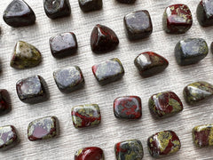 GAF TREASURES Dragon Blood Jasper healing crystals suitable for meditation and intention setting