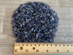 GAF TREASURES iolite chips bulk 0.25lb for craft studios.