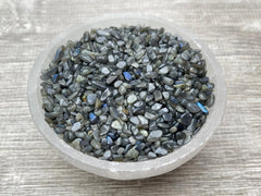GAF TREASURES Labradorite Black chips for epoxy art and decorative inlays.