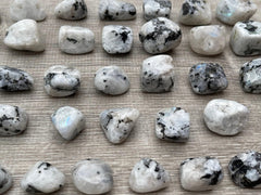 GAF TREASURES rainbow moonstone grade A quality stones for jewelry making.