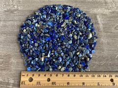 GAF Treasures semi-tumbled lapis lazuli chips add rustic texture to mosaics.