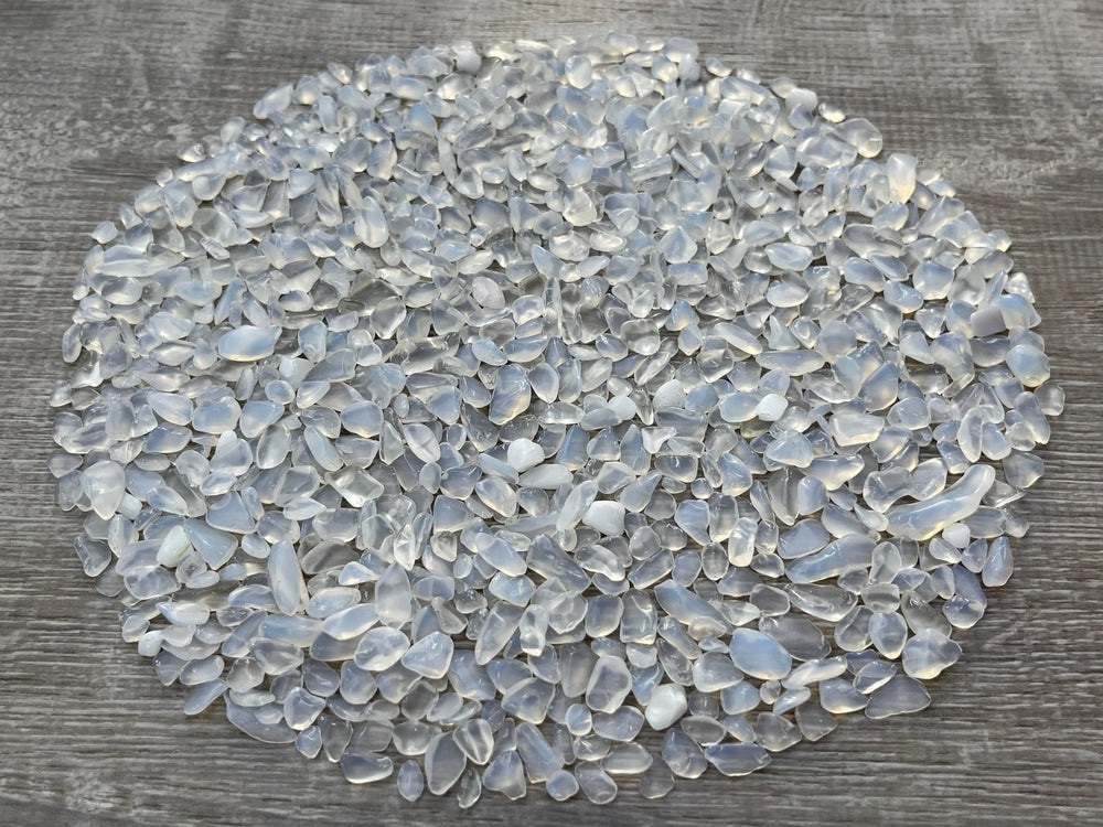 GAF TREASURES Opalite chips mini stones ideal for jewelry making and decorative accents.