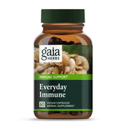 Gaia Herbs Everyday Immune bottle shown for daily immune support.