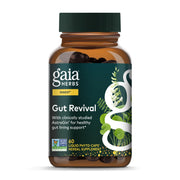 Gaia Herbs Gut Revival bottle with vegan capsules for digestive support