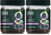 Gaia Herbs Organic Sleep Gummies front pack highlighting plant-powered sleep support