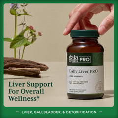 GAIA Herbs PRO Daily Liver Pro ingredient panel emphasizes high-potency botanicals for daily rituals