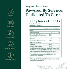 Gaia Herbs PRO Daytime HPA label closeup highlights olive oil base for absorption
