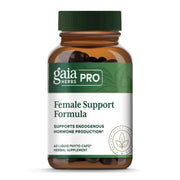 Gaia Herbs PRO Female Support bottle may support hormonal balance during transitions.