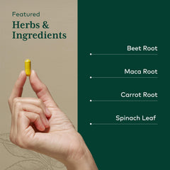 GAIA Herbs PRO capsules in pack; vegan, gluten-free formula.