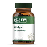 Gaia Herbs PRO Ginkgo bottle front highlighting brain support