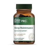 Gaia Herbs PRO Sleep Maintenance bottle ready for nightly routine to support restful sleep.