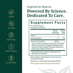 Gaia Herbs PRO Vitex capsules ready for daily hormonal balance
