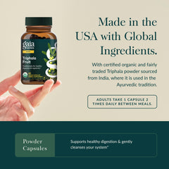 Amla fruit component in Gaia Triphala Fruit blend for a nutritious profile