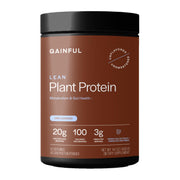 Gainful Lean bottle with label highlighting 20 g protein per serving.