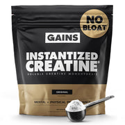 Gains in Bulk Instantized Creatine Monohydrate dissolves completely for smooth shakes