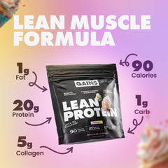 Gains in Bulk whey with collagen tub highlights joint-friendly protein
