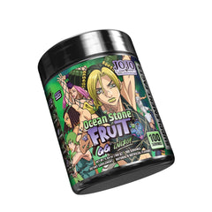 Gamer Supps GG Energy JoJo's Ocean Stone Fruit packaging with organic caffeine and vitamins