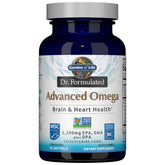 Garden of Life Advanced Omega Fish Oil lemon bottle showcases high-potency omega-3 formulation