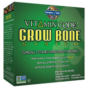 Garden of Life Vitamin Code Grow Bone bottle for daily bone support.