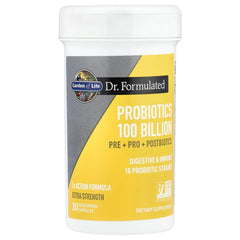 Garden of Life Dr Formulated Once Daily 3-in-1 label details explain ingredients and serving.