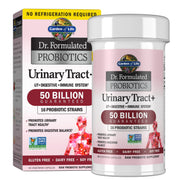 Garden of Life Dr. Formulated Urinary Tract Plus bottle with capsules for UT and digestion.