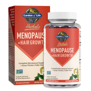 Garden of Life Herbals Menopause softgel bottle for daily support.