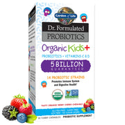Garden of Life Organic Kids+ Berry Cherry bottle supports daily digestion