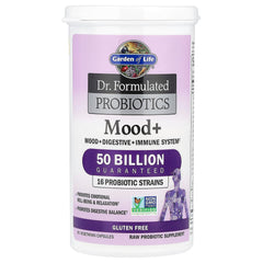 Mood+ features organic Alaskan blueberries for natural antioxidant notes.