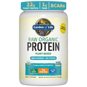 Garden of Life Organic Vegan Protein Powder unflavored pour for smooth shakes