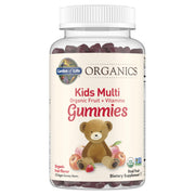 Garden of Life Kids Gummy Vitamins bottle with real-fruit chews for daily use.