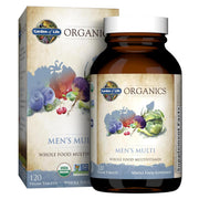 Garden of Life Organics Men's Multi bottle front supports everyday energy.