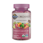 Garden of Life Organics Women 40+ gummies berry bottle for daily wellness support.