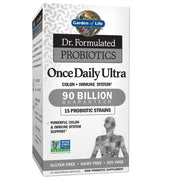 Garden of Life Probiotics bottle front supporting digestive health