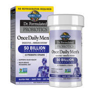 Garden of Life Probiotics for Men bottle front view showing daily support